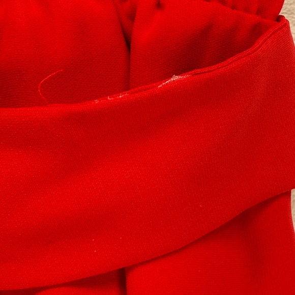 Amanda Uprichard Maxi Dress Ruffle Sleeve Wrap Red Dress Party Cocktail Size P - Picture 7 of 10